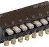 C & K Switches BPA02SBR DIP Switch BPA Series Przełącznik typu DIP Ilość styków 2 1 szt. taśma na dużej rolce