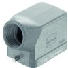 Grommet housing, size 6B, die-cast aluminum, M25, angled, longitudinal bow locking, IP65, 19302061541