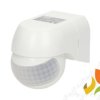 Czujnik ruchu 180st. IP44 800W mini biały OR-CR-242 ORNO