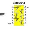 Układ cyfrowy 40106smd