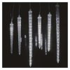 Dekoracje - 160 LED 6x sopel 25 do 40 cm 3,6 m, zimna biel, IP44 DCPC06