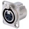 Neutrik 4 Pole NC4FD-LX Panel Socket