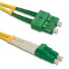 Qoltec Patchcord światłowodowy SC/APC - LC/APC Singlemode 9/125 G652D Duplex 5m