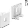 81675 Easy 45 Module Keystone Mount 45 x 45 mm, white