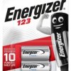 2 x bateria foto litowa Energizer CR123