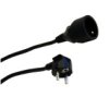 Przedłużacz 1-Gniazdowy, 1,5M Czarny, 3X1,0Mm Owy / 28222