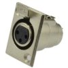 Gniazdo Tablicowe Panelowe Mikrofonowe Xlr (3-Pin)