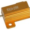 Rezystor; drutowy z radiatorem; AHP25W-68RJ; lutowany; 25W; 68ohm; 5%; do lutowania; 28x27x14mm; AHP25W-68RJ; SR; RoHS