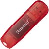 Intenso 3502491 Rainbow Line USB stick 128 GB Red transparent USB A 2.0
