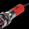 Q8R3CXXR12E Indicator LED, 12 V DC, 8 mm, wired, red/BrC