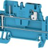 Terminal block, push-in connection, 1.5 mm², 4 pole, 17.5 A, 6 kV, blue, 2485930000