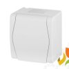 HERMES Gniazdo pojedyncze z uziemieniem n/t IP44 białe 1021-00 ELEKTRO-PLAST NASIELSK