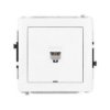 Deco Mechanizm Gniazda Telefonicznego Pojedynczego 1Xrj11, 4-Stykowy,...
