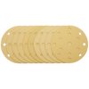 Draper 08473 Gold Sanding Discs-Hk&Loop 150mm 120Grit 15 Dust Extract Holes 10Pc