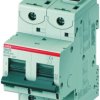 Wyłącznik miniaturowy High Performance, Typ B, 2-biegunowy, 63A, 690V ac, 250 V, ABB, S800S 50 kA