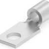 Uninsulated rectangular contact tab with hole, 1.25-2.0 mm², AWG 16, 2.84 mm, M2.5, 31691