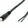 Przewód DC 1,5m z wtykiem prostym 2,5x5,5 mm AWG20 2x0,5mm2 ESPE