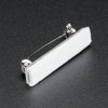 Silver Pin Back with Foam Adhesive