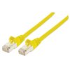 Kabel Krosowy, Patchcord Cat7 Sftp 100 Cu Lszh Żółty /1 M/