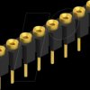 MK 01 8 G Socket, 1-row, 1 x 8 - 2.54 mm