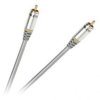 PRZEWOD 1*RCA 1M COAXIAL SILVE