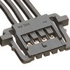 Kabel przewód-płytka, Pico-Lock, 150 V, raster: 1mm, 150mm, Złoto, Czarny