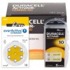 60 x baterie do aparatów słuchowych Duracell ActivAir 10 + 6 x everActive ULTRASONIC 10
