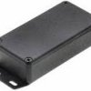 Aluminum die cast enclosure, (L x W x H) 100 x 50 x 25 mm, black (RAL 9005), IP54, 1590GFBK
