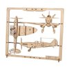 Myśliwiec - wersja 2,5D - model mechaniczny do składania - fornir - 47 elementów - Ugearsmodels