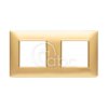 Ramka ozdobna Plana, 2+2M, Matt Gold, 14643.25