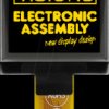 EA W128128-XALG Square graphic OLED, 1.5 inch, 34X37mm, 128x128 dot, yellow