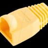 BS72055-Y-10 tension relief for RJ 45, yellow packing unit 10