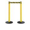 Bariera ochronna długość taśmy 2.3m Bariera chowana szerokość bariery 64mm Ø 63.5mm wysokość bariery 955mm Czarny, żółty