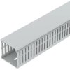 Wiring duct, (L x W x H) 2000 x 60 x 60 mm, PC/ABS, light gray, 6132554, 1 piece with 2 meters