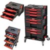 Zestaw skrzynek modułowych 4w1 na platformie transportowej Pro Drawer Workshop Set