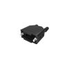 FCI 86303637BLF D-SUB Housing 9 Pins Plastic 180° Black 1pc