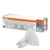 5PAK Żarówka LED GU10 4,3W = 30W 350lm 4000K Neutralna 120 OSRAM Base