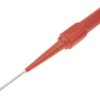Końcówka pomiarowa 0,7mm; czerwona; gniazdo bananowe 4mm