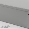 Aluminum enclosure, (L x W x H) 203 x 102 x 76 mm, gray (RAL 7046), IP32, 1411S