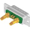D-Sub socket, 11 pole, 11W1, equipped, straight, solder cup, 3011W1SAM62A10X
