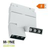 Reflektor szynowy magnetyczny liniowy podwójny regulowany 6W 480lm 4000K biały M-LINE