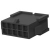 Plug housing, 10 pole, pitch 3 mm, straight, natural, 3-794615-0