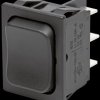 01839.3502-01 Rocker switch, 2-pin, UM, black