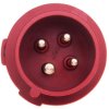 Wtyczka przenośna 16A 4P 6h 400V czerwona IP44 ProTOP 152A MEN152A