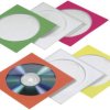 Hama Pokrowiec na płyty CD 00078369 1 CD/DVD/Blu-Ray czerwony, zielony, niebieski, pomarańczowy, żółty papier 100 szt.