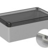 Obudowa ogólnego użytku ekranowana Szary IP66 Silikon, 120 x 200 x 75mm, RS PRO 5U2