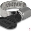 19450 Hose clips with wing nut, 16 - 25 mm, 10 pieces