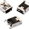 USB-Mini-B socket, 5 pole, USB 2.0, solder connection, 651005136421