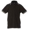 AOSTA BOY BLACK POLO M/CORTA