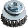 Lessmann 482.217 Knot Cup Brush 65mm M14x2.0, 0.50 Steel Wire